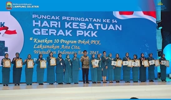TP PKK Lampung Selatan Raih Penghargaan Nasional Imunisasi Zero Dose, Capaian Imunisasi Tembus 99,9 Persen
