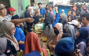 Gerakan Pangan Murah di Tanggamus, Stok Ludes Diserbu Warga dalam Dua Jam