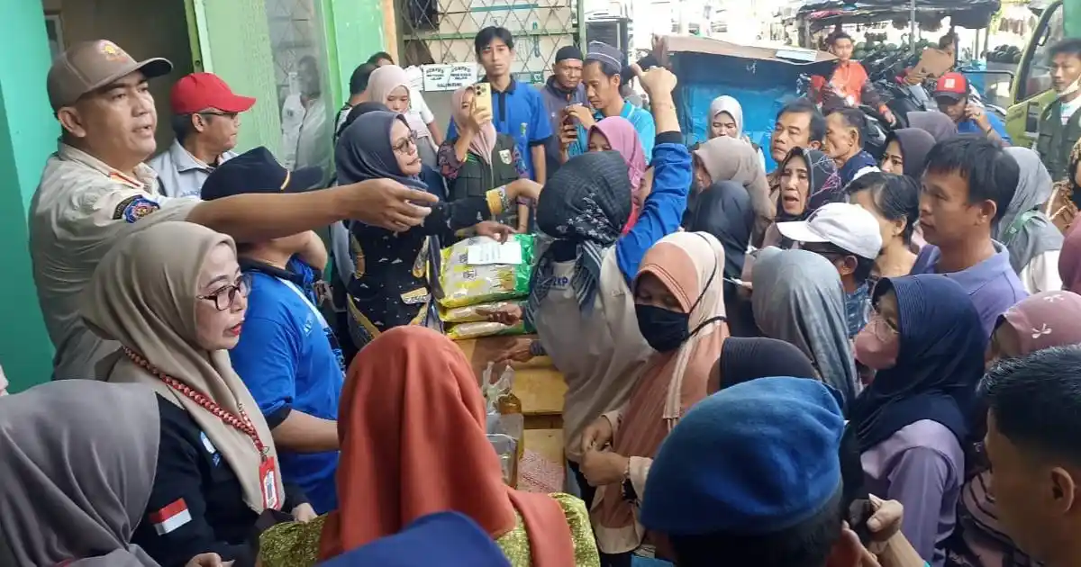 Gerakan Pangan Murah di Tanggamus Ludes Diserbu Warga dalam Dua Jam