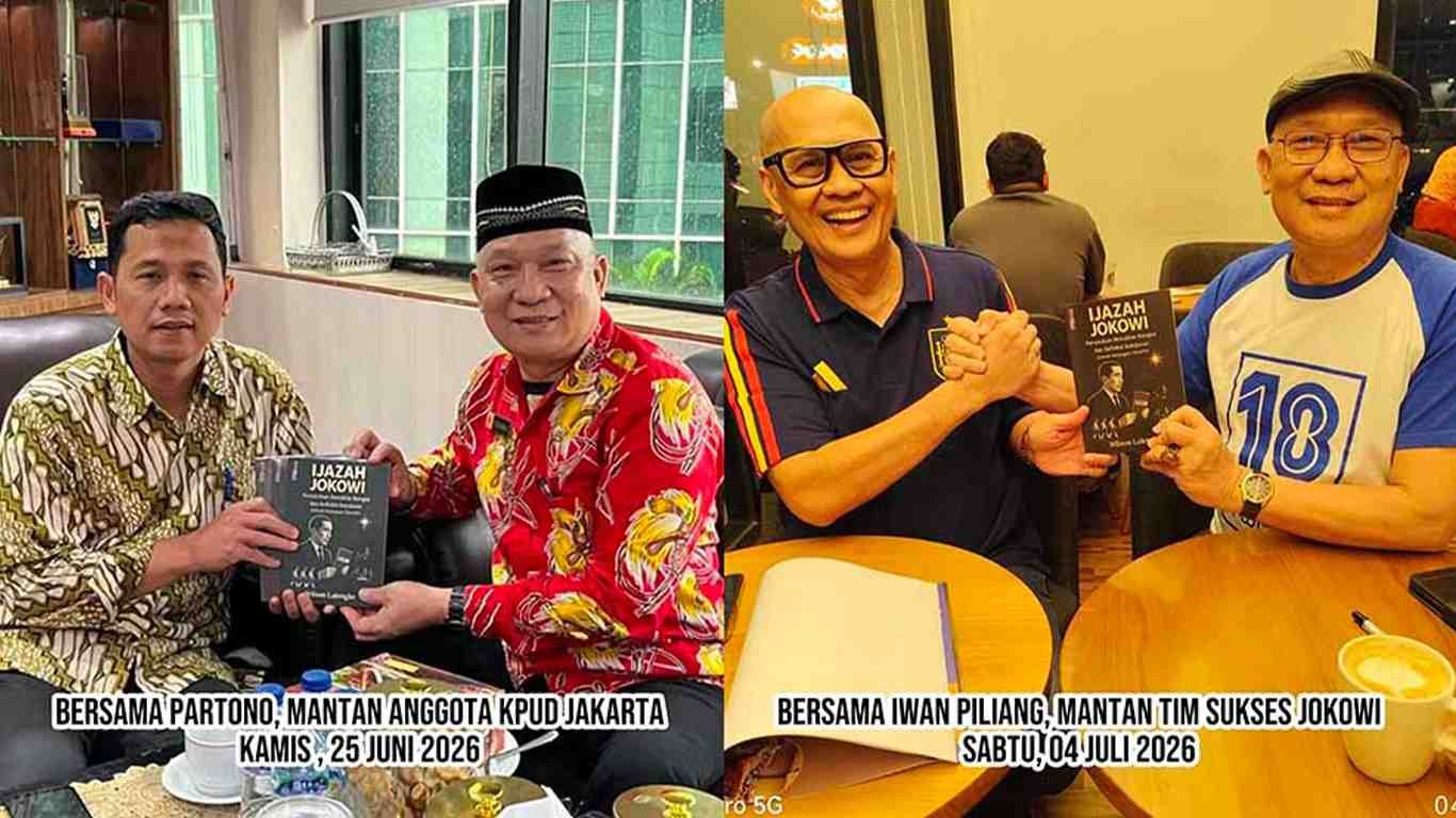 Wilson Lalengke Serahkan Buku Ijazah Jokowi kepada Tokoh Kunci Politik