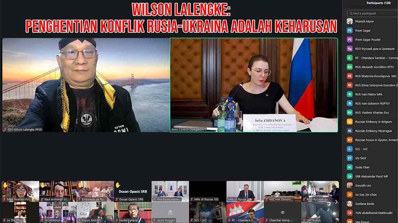 Wilson Lalengke Serukan Perdamaian dalam Forum Keamanan Global Rusia