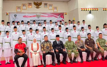 Bupati Tanggamus Kukuhkan 33 Putra-Putri Terbaik Tanggamus sebagai Paskibraka 2026