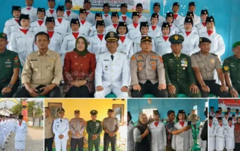 Camat Sendang Agung Kukuhkan Anggota Paskibra HUT ke-81 RI