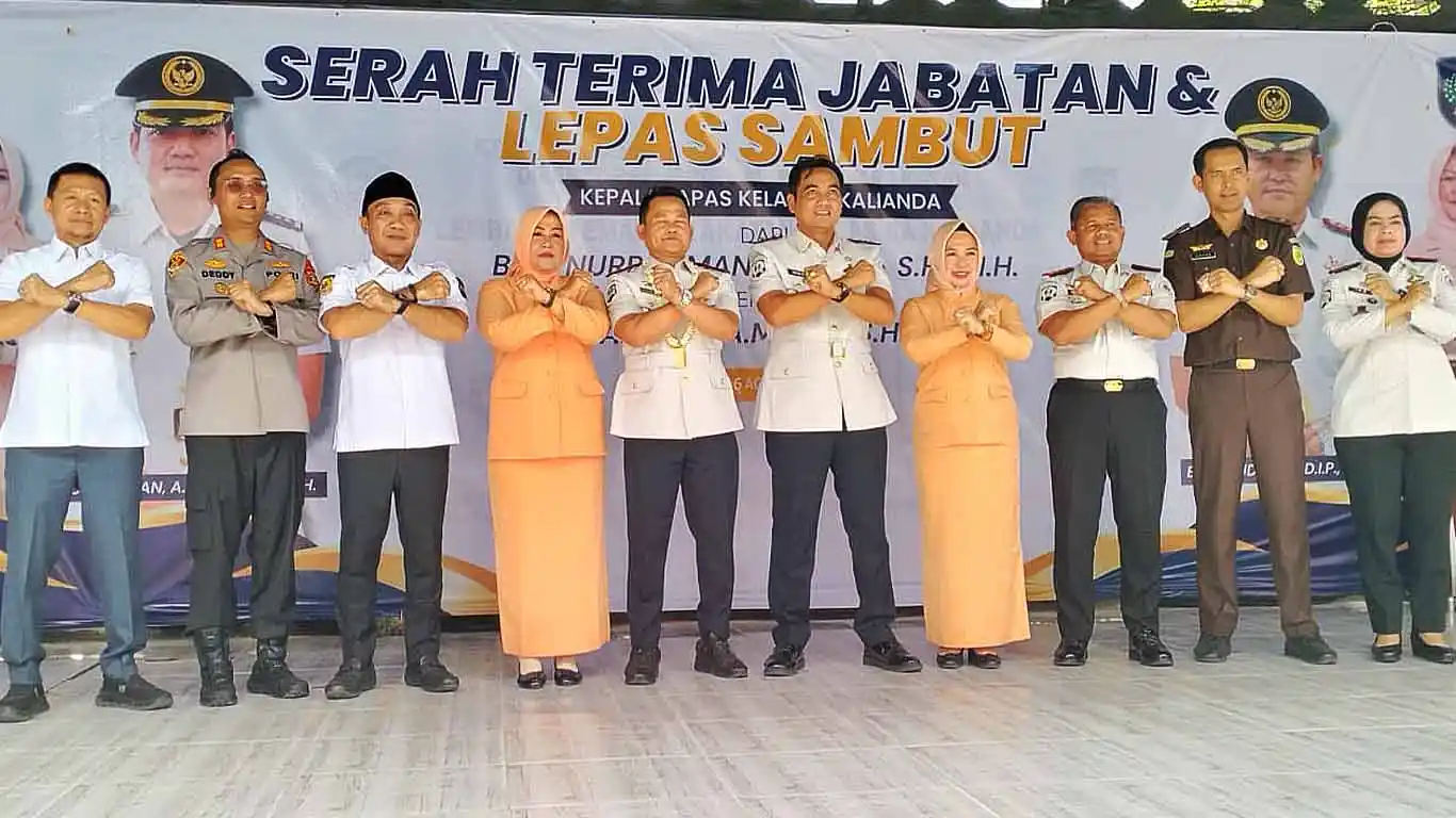 DPRD Lampung Selatan Hadiri Pisah Sambut Kepala Lapas Kelas IIA Kalianda