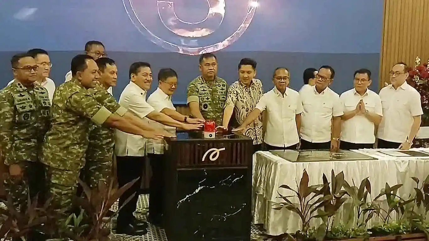Dandim 0402/OKI-OI Dampingi Kasad Resmikan Plant 4D PT Arwana Citramulia di Ogan Ilir
