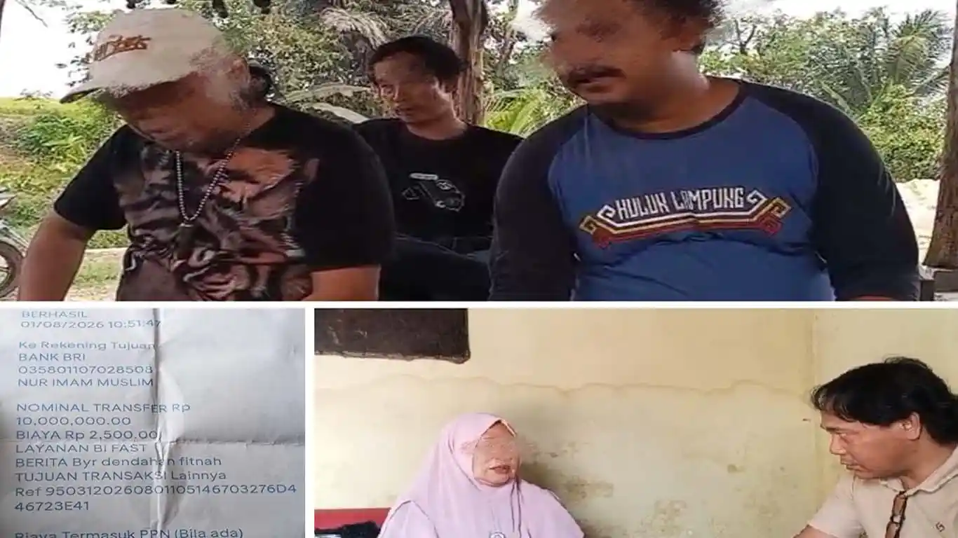 Diduga Diperas Rp18 Juta, Warga Gumuk Mas Laporkan Kakon dan Seorang Warga ke Polres Pringsewu