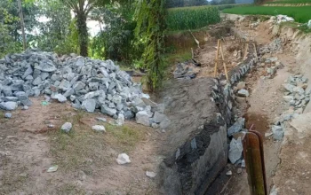 Diduga Proyek Siluman, Pekerjaan di Area Persawahan Payung Makmur Tanpa Papan Informasi