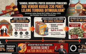 Dugaan Monopoli Proyek Disdikbud Pringsewu: Dua Vendor Kuasai 230 Paket, Publik Desak Bongkar Aktor Intelektual