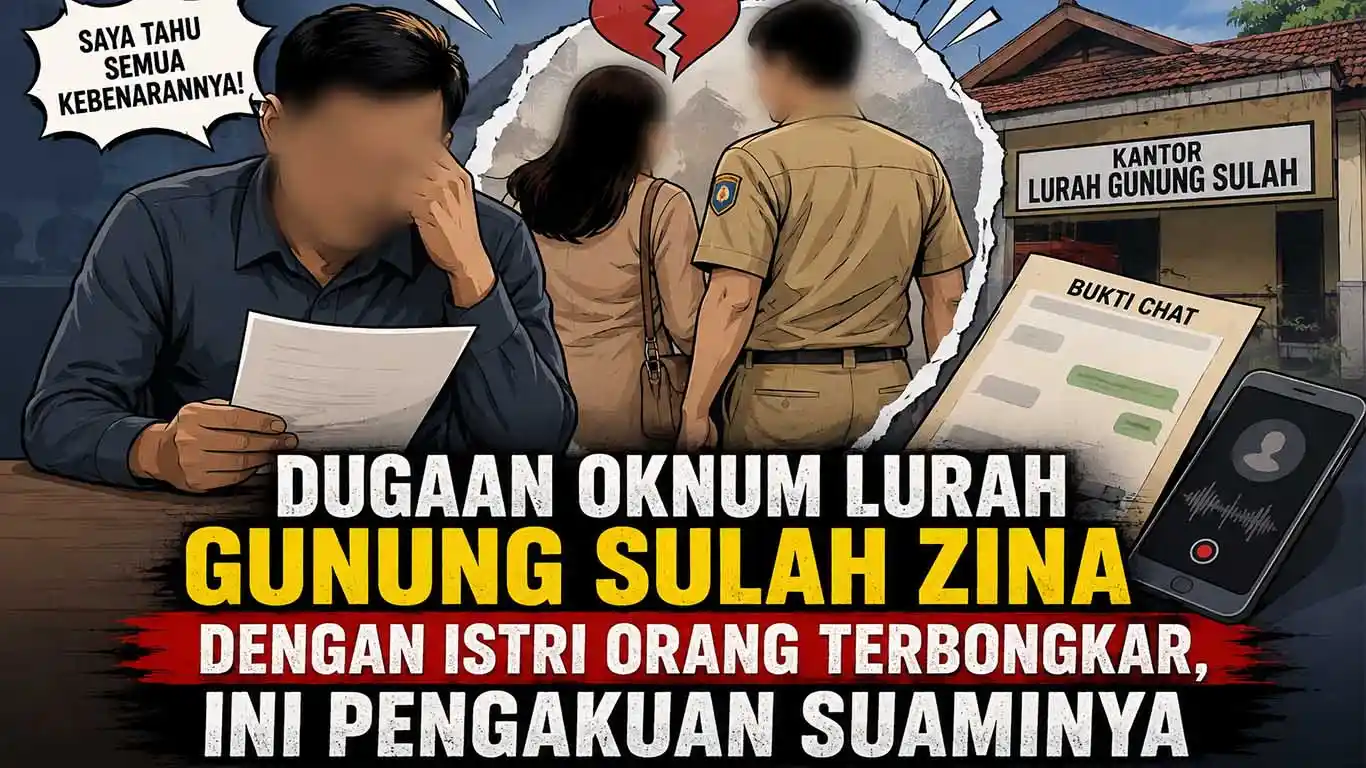 Dugaan Oknum Lurah Gunung Sulah Zina dengan Istri Orang Terbongkar, Ini Pengakuan Suaminya