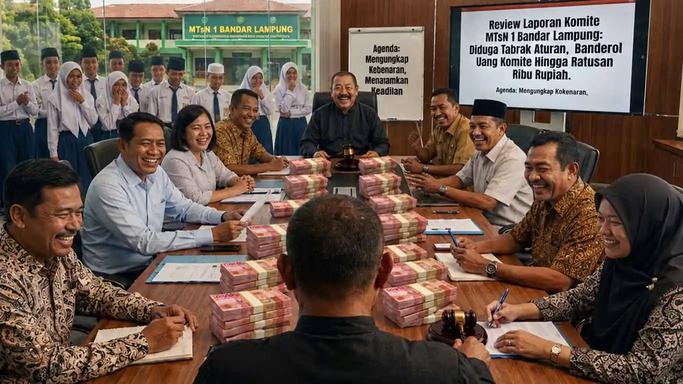 Dugaan Pungutan Liar Iuran Komite di MTs Negeri 1 Bandar Lampung hingga Ratusan Ribu Rupiah