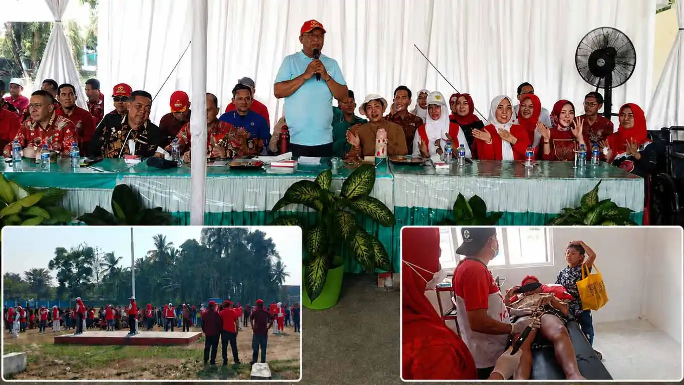 Gebyar Sehat Skincare Glowing Digelar di Padang Ratu, Warga Dapat Layanan Kesehatan hingga Bantuan Sosial