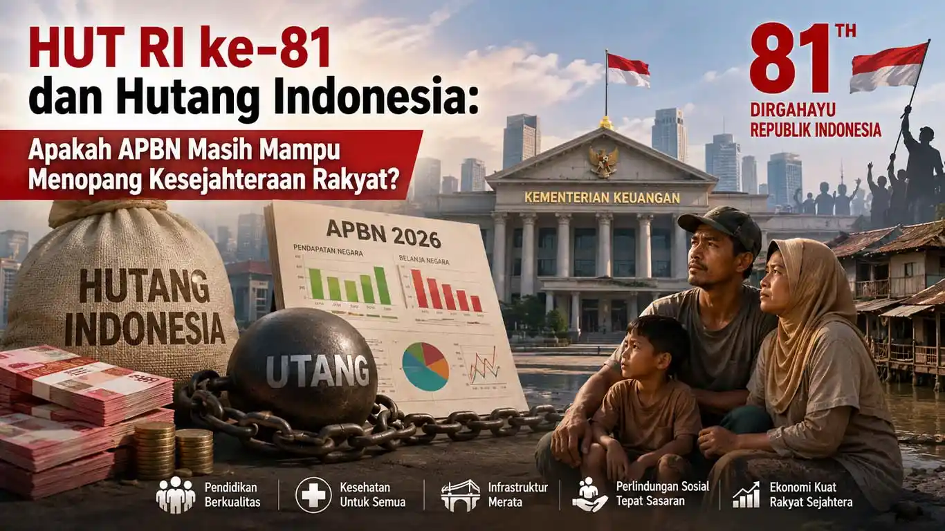 HUT RI ke-81 dan Hutang Indonesia: Apakah APBN Masih Mampu Menopang Kesejahteraan Rakyat?