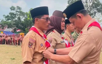 Hendra Ferry Lantik Pengurus Pramuka Bandar Negeri Semuong Masa Bakti 2025-2028