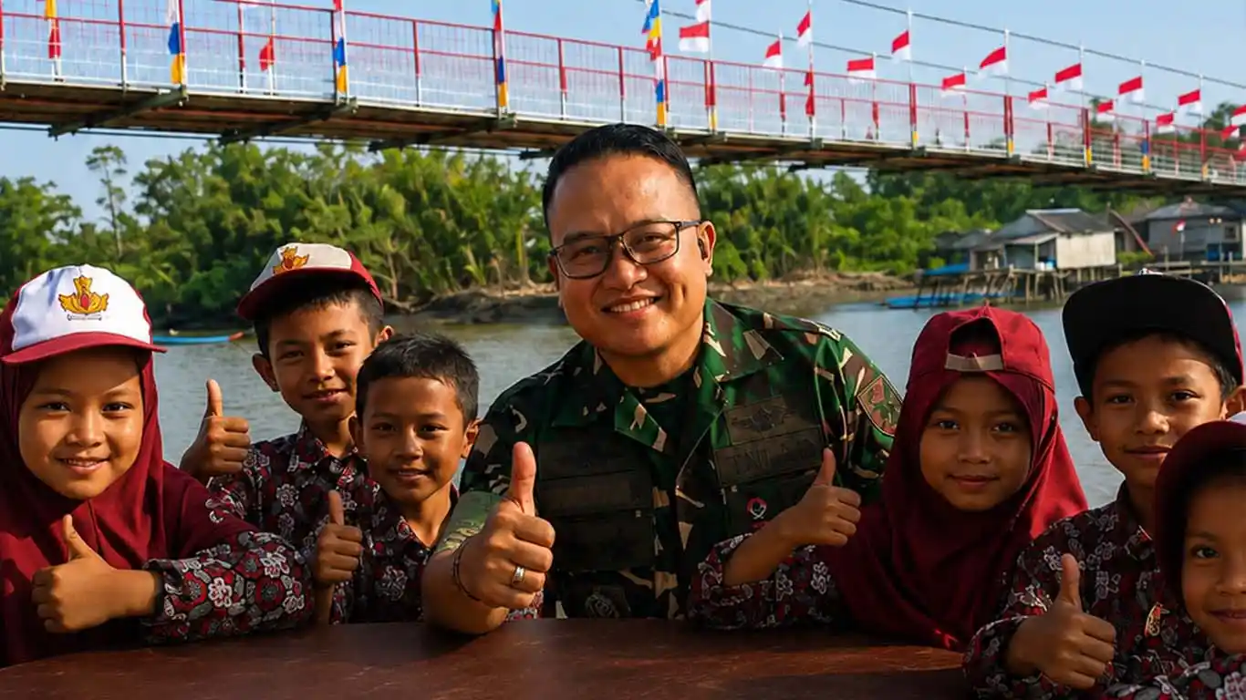 Jembatan 120 Meter Hubungkan Tiga Dusun di Kuala 12, Warga Kini Tak Lagi Bergantung pada Perahu