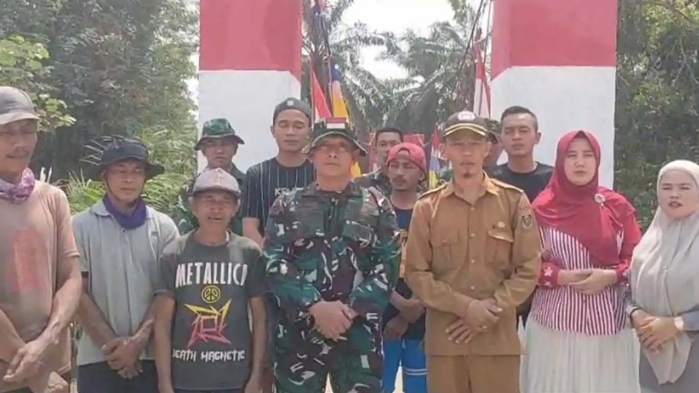 Jembatan Kali Pasir Resmi Dibuka Hubungkan Bangunrejo dan Bekri Lampung Tengah