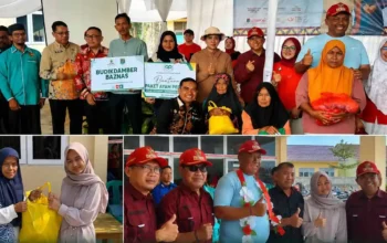 PTPN VII Regional IV Salurkan 20 Paket Sembako dalam Kegiatan Skincare Glowing di Padang Ratu