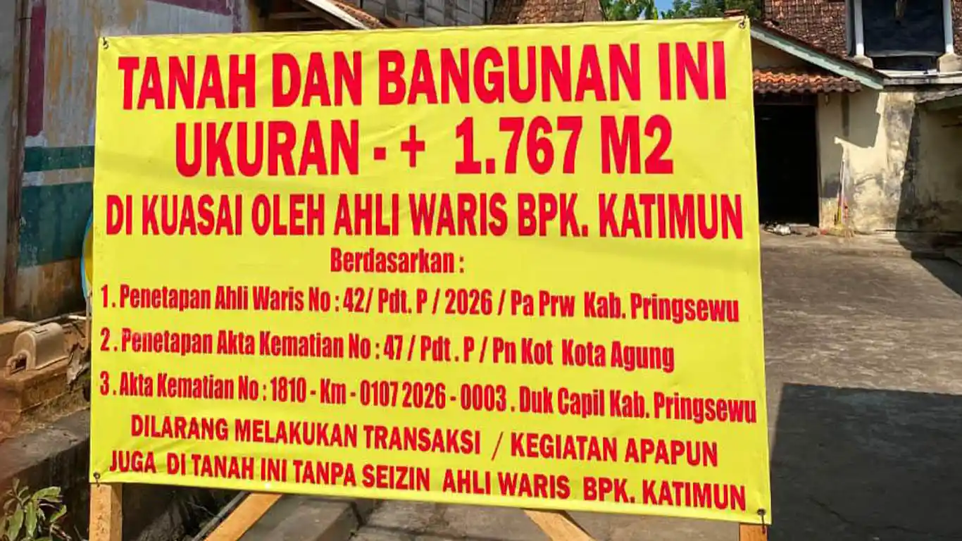 Pemasangan Plang Sengketa Lahan di Pringsewu Diprotes Kepala Pekon
