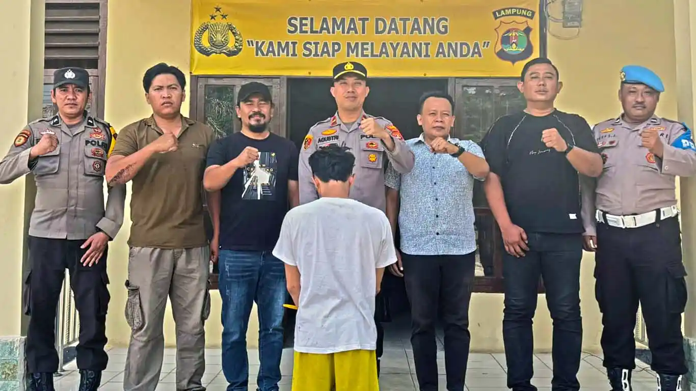 Polsek Pugung Tangkap DPO Kasus Pencurian Ikan di Kecamatan Pugung
