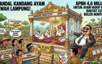 Proyek Kandang Ayam 70 Juta Balai Veteriner Lampung Lampung Sedot Rp4,62 Miliar APBN