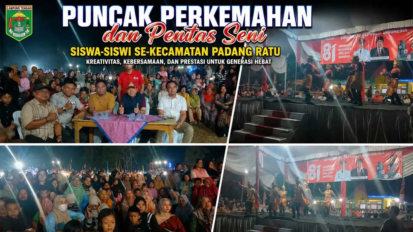 Puncak Perkemahan Siswa Padang Ratu Meriah, Pentas Seni Tampilkan Kreativitas Pelajar