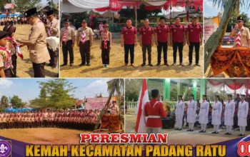 Ribuan Pramuka Ikuti Kemah Semarak Agustus di Padang Ratu, Camat: Pramuka Aset Bangsa