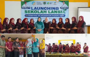 Sekolah Lansia Resmi Diluncurkan di Padang Ratu, Diikuti Peserta dari 15 Kampung