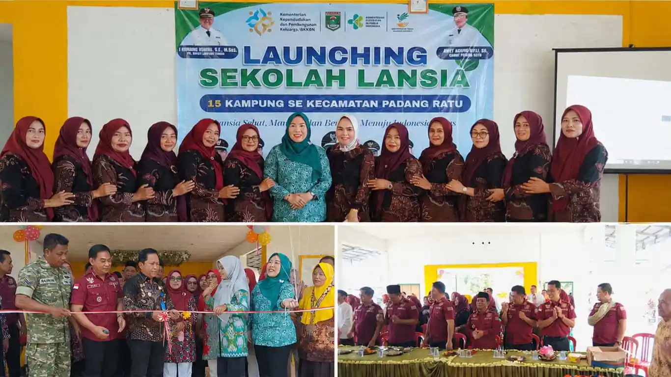 Sekolah Lansia Resmi Diluncurkan di Padang Ratu, Diikuti Peserta dari 15 Kampung