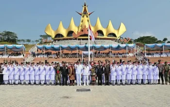 Semarak HUT ke-81 RI di Menara Siger Perkuat Identitas Lampung Selatan