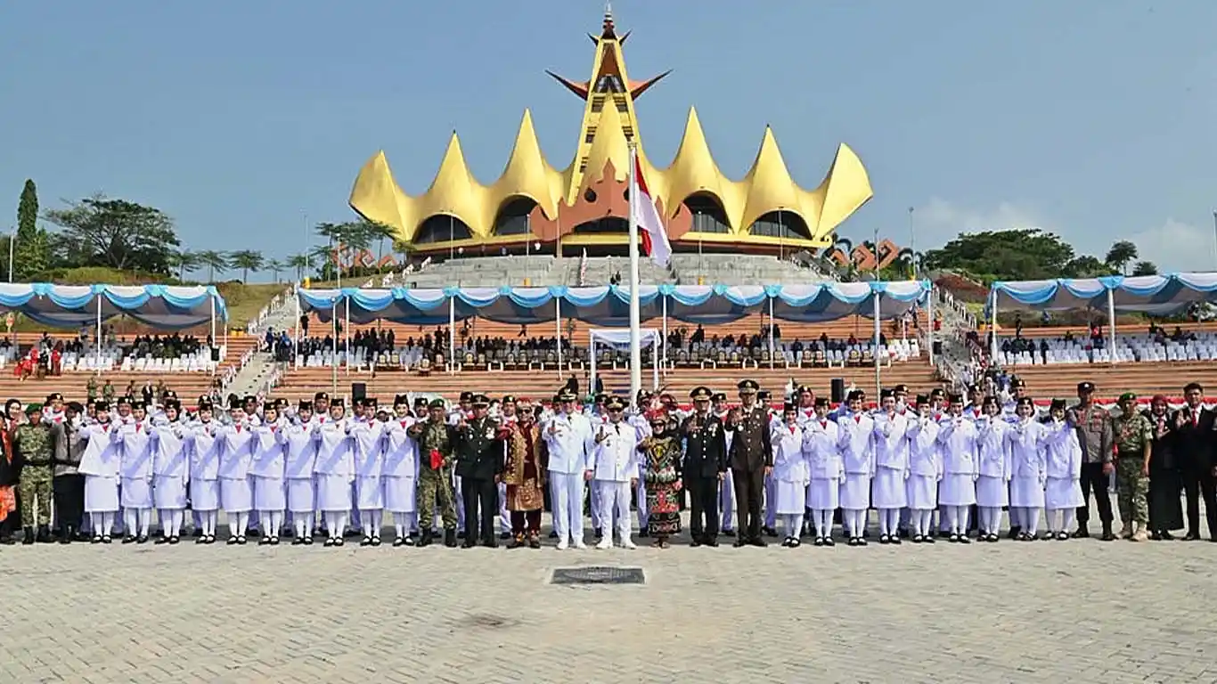 Semarak HUT ke-81 RI di Menara Siger Perkuat Identitas Lampung Selatan