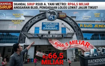 Skandal SiRUP RSUD A. Yani Metro: Rp66,5 Miliar Anggaran BLUD, Pengadaan Lolos Lewat Jalur Tikus?