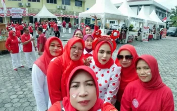 UMKM Merah Putih PWDPI Meriahkan Lomba HUT RI di Disperindag Lampung