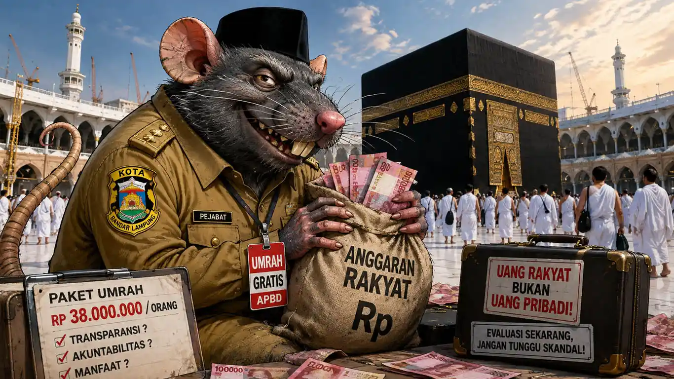 Umroh Gratis Bandar Lampung, Kebobolan apa Ugal-ugalan? Program Rakyat Dipakai ASN Plesiran Religi ke Tanah Suci
