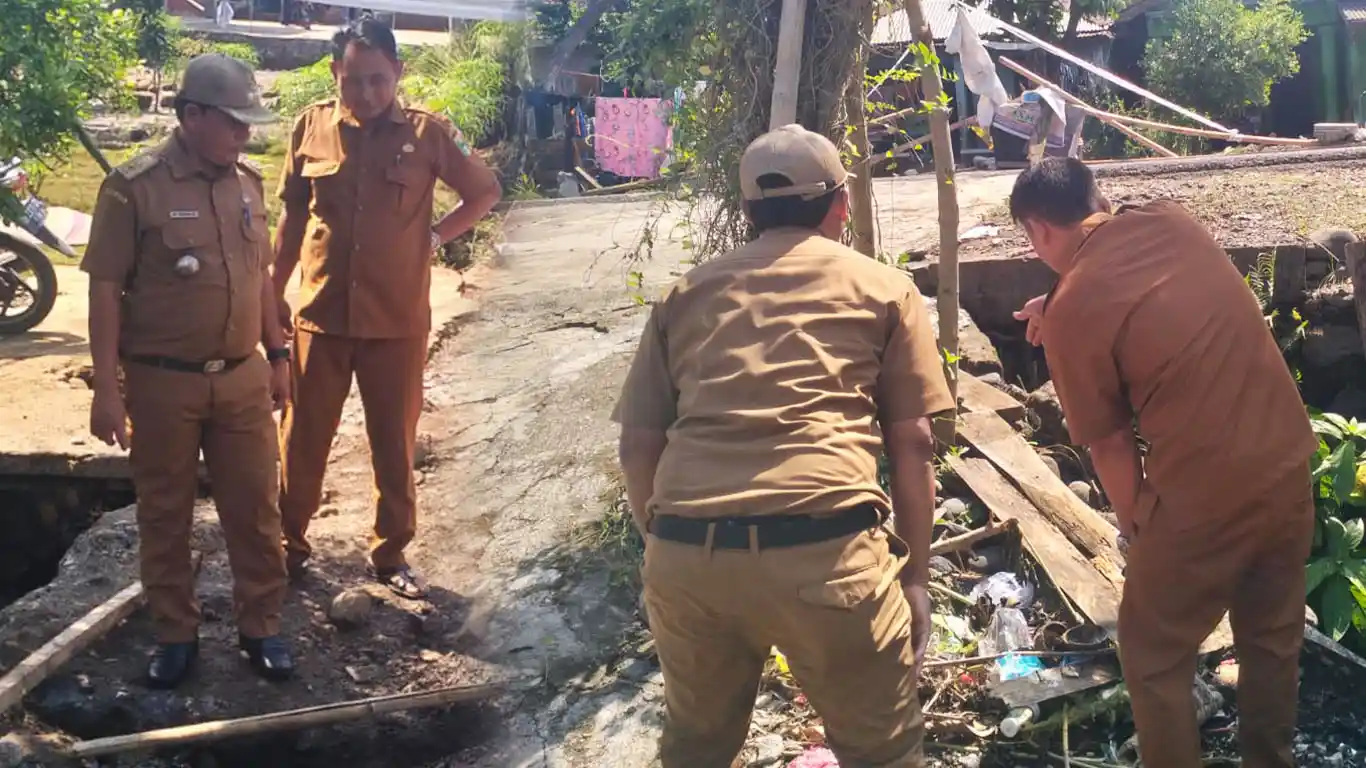 Pemkab Tanggamus Segera Perbaiki Gorong-gorong Ambrol di Jalinbar Wonosobo