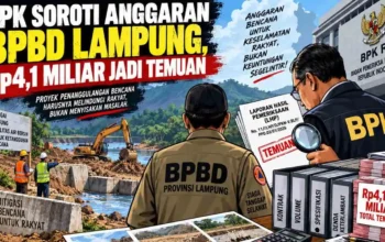 Anggaran BPBD Lampung 2025 Amblas Rp4,1 Miliar, Proyek Pencegahan Bencana atau Ajang Cari Tebangan?
