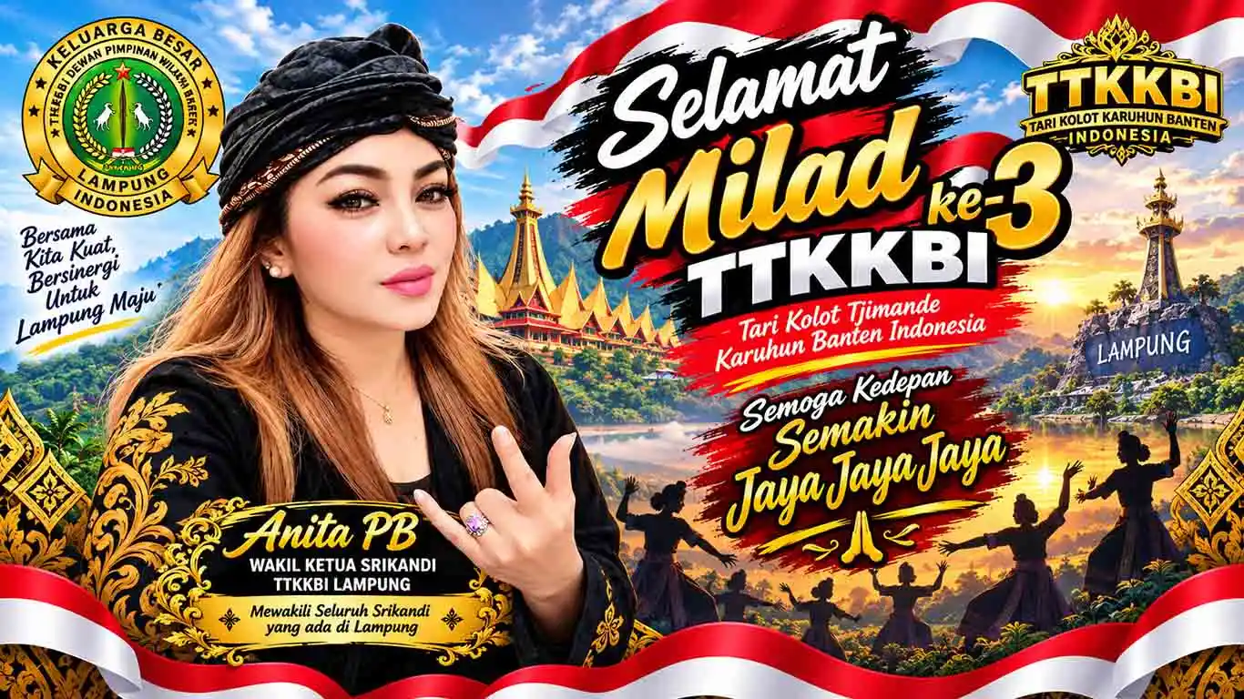 Anita PB Sampaikan Ucapan Milad ke-3 TTKKBI, Dorong Persaudaraan Semakin Solid