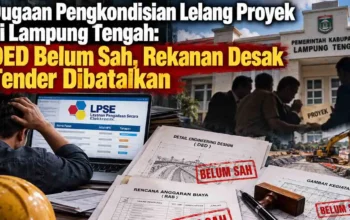 Dugaan Pengkondisian Lelang Proyek di Lampung Tengah: DED Belum Sah, Rekanan Desak Tender Dibatalkan
