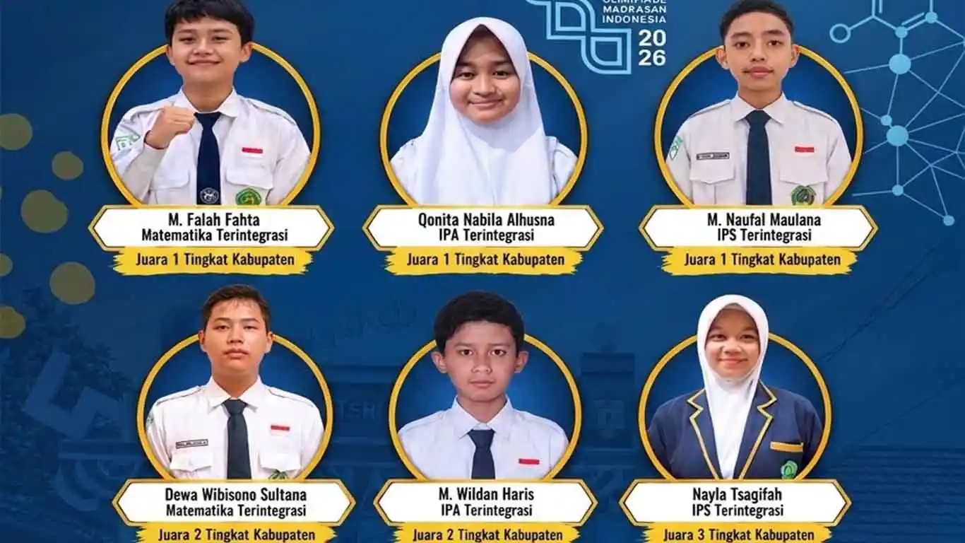 Enam Murid MTsN 1 Pringsewu Raih Medali OMI 2026, Melaju ke Tingkat Provinsi