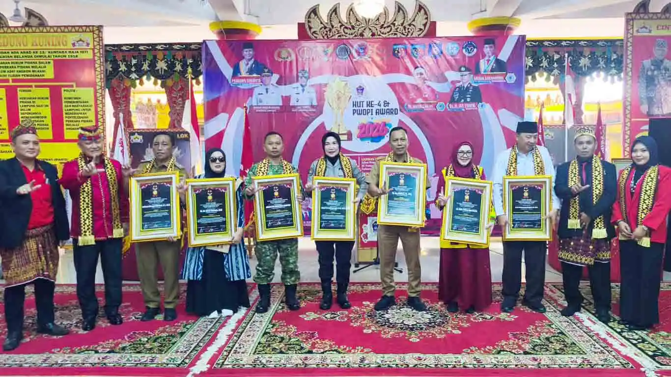 HUT ke-4 PWDPI Digelar Khidmat, 32 Tokoh dan Lembaga Terima PWDPI Award Sustainability 2026