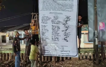 Kesabaran Habis! Warga 5 Kampung Ancam Portal Jalan Jika Pemkab Lampung Tengah Mbalelo