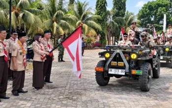 Kirab Panji Gerakan Pramuka Lampung Resmi Dilepas, Bawa Semangat Pengabdian Menuju Buperda Kota Baru