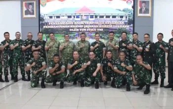 Korem 044/Gapo Evaluasi Hasil Verifikasi Koperasi Desa Merah Putih
