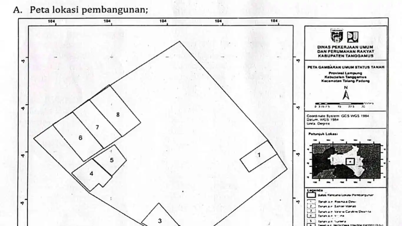 Pemkab Tanggamus Tetapkan Lokasi Pembangunan RSUD Tipe D Talang Padang, 8 Bidang Tanah Terdampak