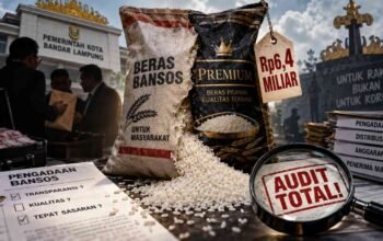 Skandal Beras Murah Disulap Premium: Pengadaan Bansos Rp6,4 Miliar Pemkot Bandar Lampung Didesak Audit Total!
