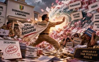 Disnakkeswan Lampung Keluarkan Jurus Tsunami Anggaran di Penghujung Tahun