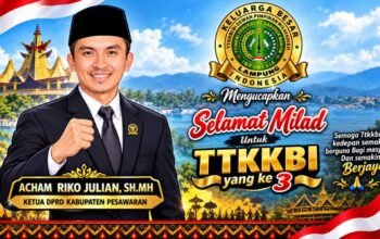 Ketua DPRD Pesawaran Ucapkan Selamat Milad ke-3 TTKKBI, Dorong Pelestarian Budaya dan Perkuat Persaudaraan