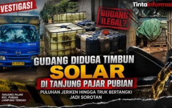 Jejak Gelap Gudang Solar di Tanjung Pajar: Praktik Penimbunan BBM Ilegal di Lampung Tengah?