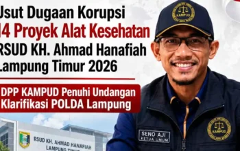 Polda Lampung Tindaklanjuti Aduan Dugaan KKN 14 Paket Pengadaan Alkes RSUD Lampung Timur