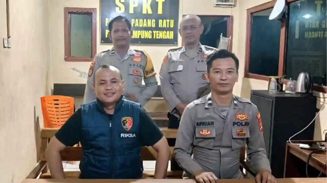Polsek Padang Ratu Tingkatkan Patroli Malam, Jaga Kamtibmas Lampung Tengah Tetap Kondusif