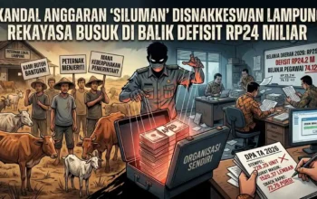 Skandal Anggaran “Siluman” Disnakkeswan Lampung: Rekayasa Busuk di Balik Defisit Rp24 Miliar