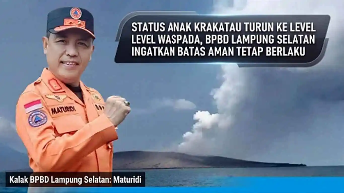 Status Gunung Anak Krakatau Turun ke Level II, Radius 2 Kilometer Masih Terlarang